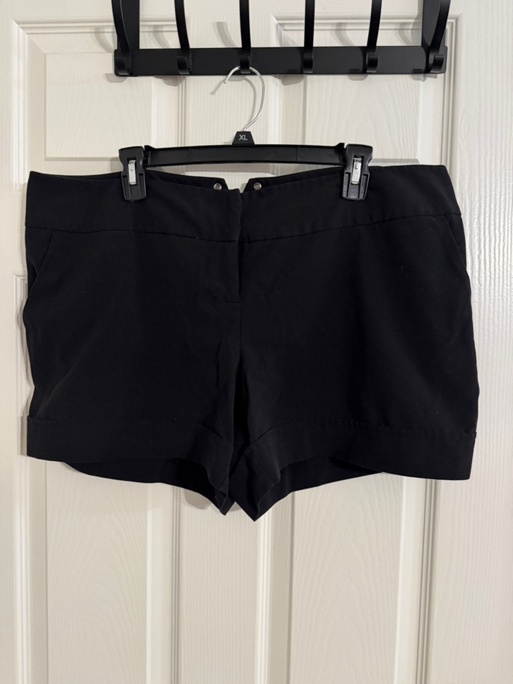 torrid Black High-Waist Stretch Dress Shorts